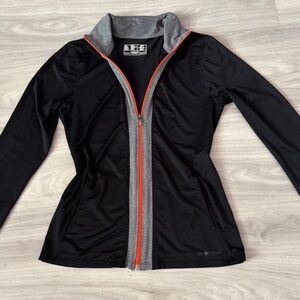New Balance Y2K Zip Up Women’s Athletic Jacket Black Gray Size Small